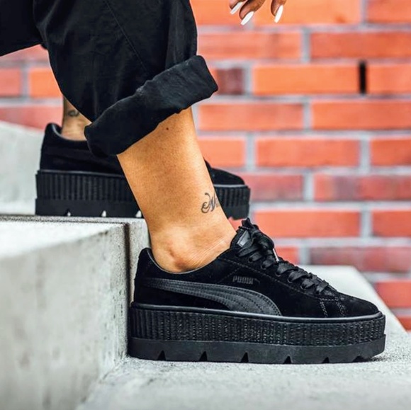 puma cleated suede creeper sneakers puma cleated suede creeper sneakers